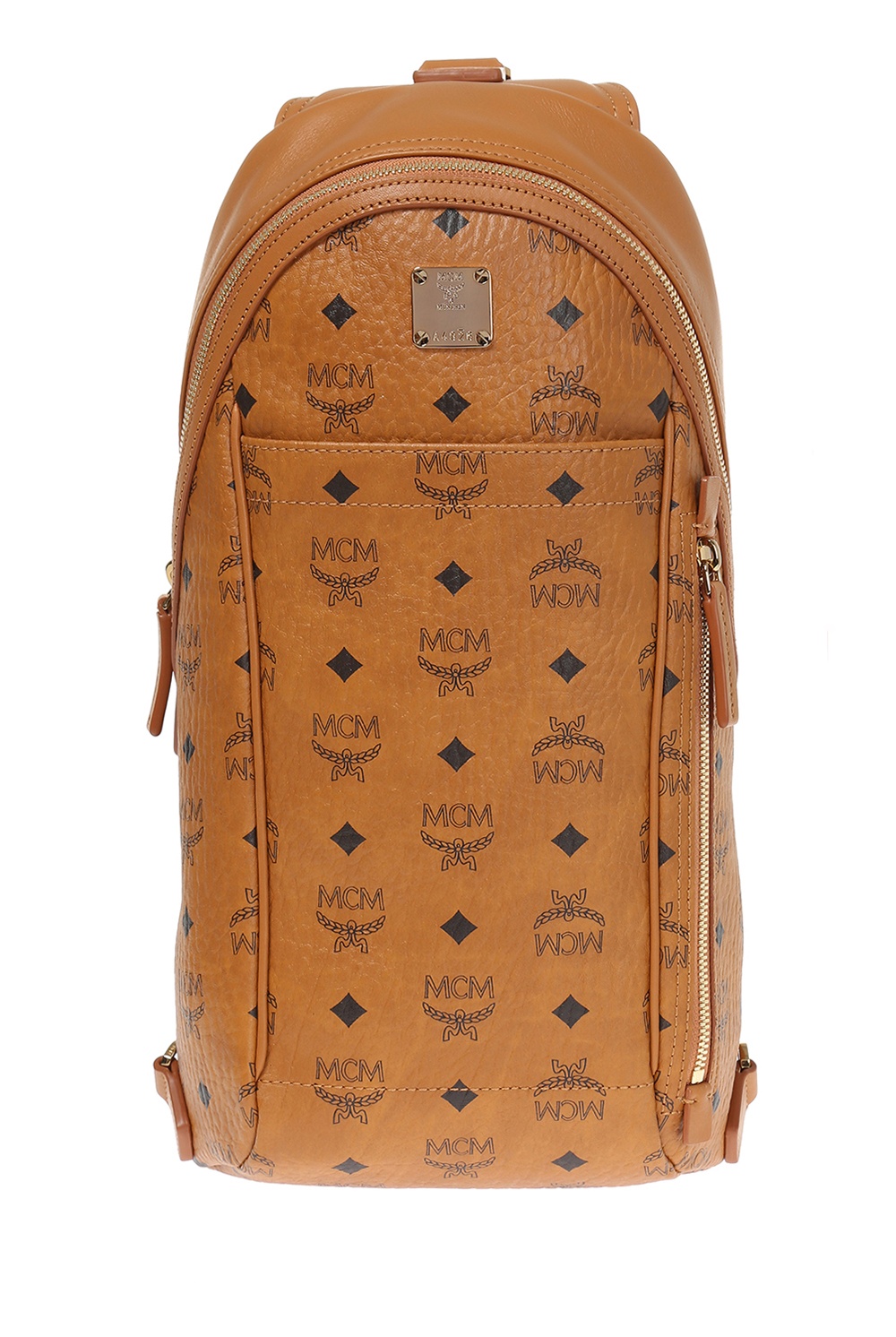 Mcm one store strap backpack